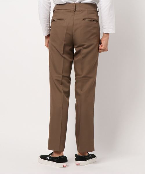NEONSIGN（ネオンサイン）の「【PULP】NEON SIGN / ネオンサイン SLIM TAPERED SLACKS（その他パンツ・メンズ・ブラック/キャメル・46/48）」の4枚目の写真