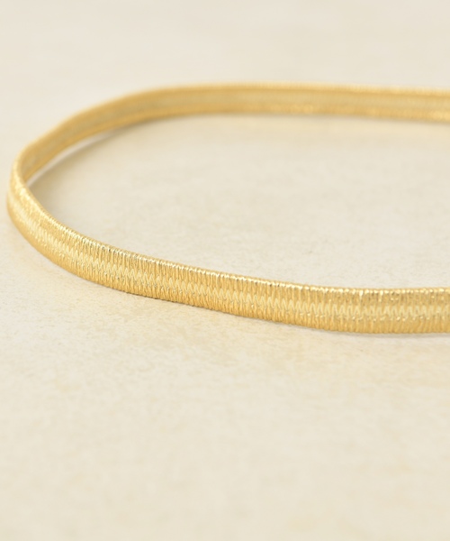 one after another NICE CLAUP(ワンアフターアナザーナイスクラップ)の「ゴムベルト(ベルト・レディース・オフホワイト/その他11・FREE)」の3枚目の写真