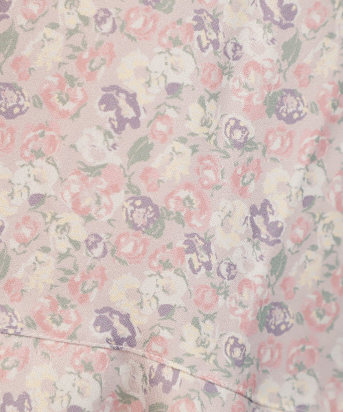 one after another NICE CLAUP（ワンアフターアナザーナイスクラップ）の「【Flower Collection】フラワー裾チュールスカート（スカート・レディース・ブラウン/ラベンダー・FREE）」の5枚目の写真