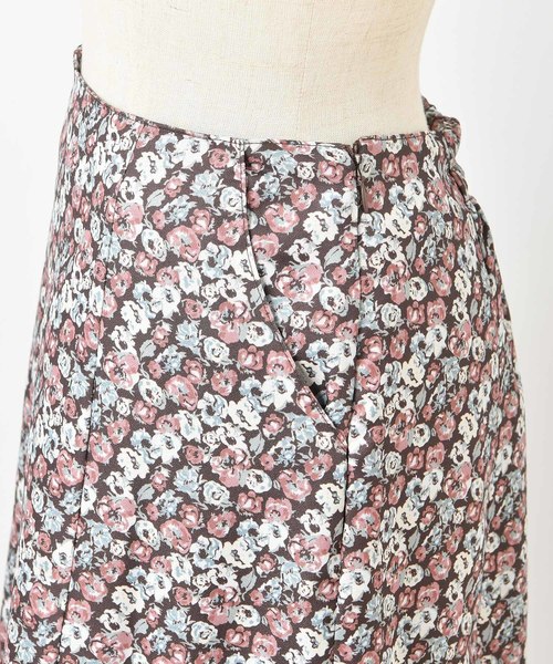 one after another NICE CLAUP（ワンアフターアナザーナイスクラップ）の「【Flower Collection】フラワー裾チュールスカート（スカート・レディース・ブラウン/ラベンダー・FREE）」の16枚目の写真