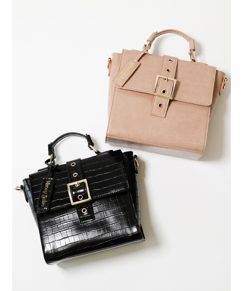 Honey Salon ハニーサロン の クロコヴィンテージスクエア トートバッグ Wear