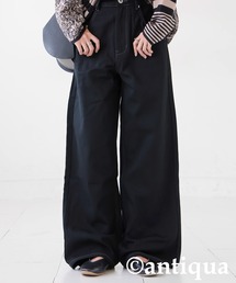 antiqua（アンティカ）の「ワイドデニムパンツ（デニムパンツ）」