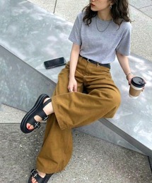 antiqua（アンティカ）の「綿100% 無地 デニム パンツ（デニムパンツ）」