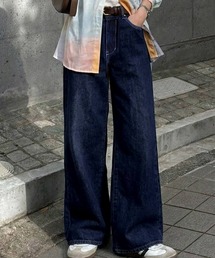 antiqua（アンティカ）の「綿100% 無地 デニム パンツ（デニムパンツ）」