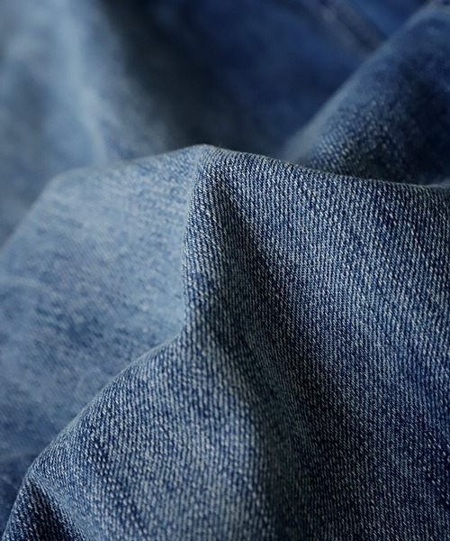 antiqua(アンティカ)の「ワイドデニムパンツ(デニムパンツ・レディース・ブルー/ノンウォッシュ/カーキ/キャメル/ブラック/ナチュラル・S/M/L)」の7枚目の写真