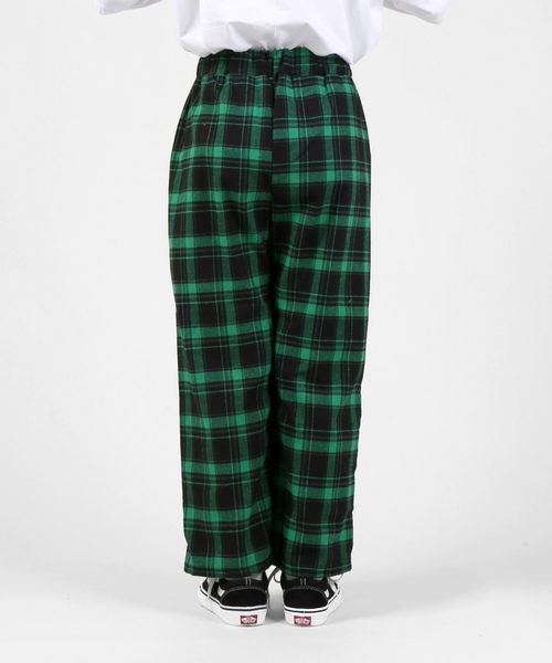 DING（ディング）の「DING/チェック柄イージーパンツ（その他パンツ・レディース・グリーン/ブラック/レッド/ブルー・FREE）」の9枚目の写真