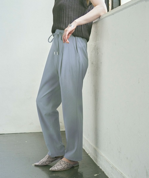 titivate（ティティベイト）の「ﾘﾗｯｸｽﾃｰﾊﾟｰﾄﾞﾊﾟﾝﾂ（その他パンツ・レディース・ブラウン/ブラック/グレイッシュベージュ/グリーン系その他/ブルー/ライトブラウン/ピンク/ラベンダー・L/S/M）」の6枚目の写真