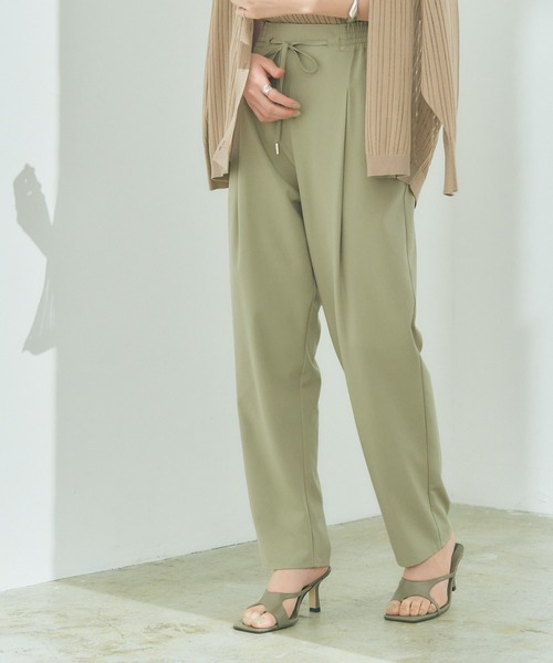 titivate（ティティベイト）の「ﾘﾗｯｸｽﾃｰﾊﾟｰﾄﾞﾊﾟﾝﾂ（その他パンツ・レディース・ブラウン/ブラック/グレイッシュベージュ/グリーン系その他/ブルー/ライトブラウン/ピンク/ラベンダー・L/S/M）」の11枚目の写真