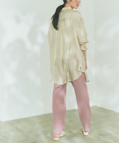 titivate（ティティベイト）の「ﾘﾗｯｸｽﾃｰﾊﾟｰﾄﾞﾊﾟﾝﾂ（その他パンツ・レディース・ブラウン/ブラック/グレイッシュベージュ/グリーン系その他/ブルー/ライトブラウン/ピンク/ラベンダー・L/S/M）」の13枚目の写真