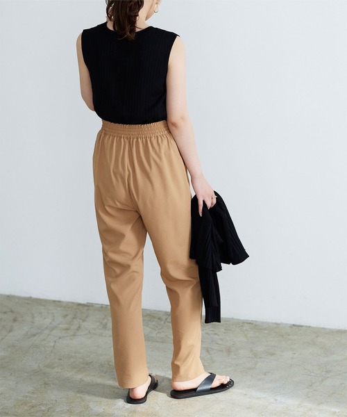 titivate（ティティベイト）の「ﾘﾗｯｸｽﾃｰﾊﾟｰﾄﾞﾊﾟﾝﾂ（その他パンツ・レディース・ブラウン/ブラック/グレイッシュベージュ/グリーン系その他/ブルー/ライトブラウン/ピンク/ラベンダー・L/S/M）」の15枚目の写真