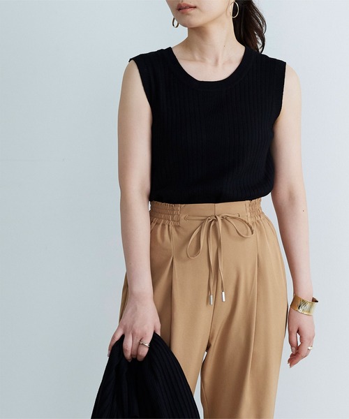 titivate（ティティベイト）の「ﾘﾗｯｸｽﾃｰﾊﾟｰﾄﾞﾊﾟﾝﾂ（その他パンツ・レディース・ブラウン/ブラック/グレイッシュベージュ/グリーン系その他/ブルー/ライトブラウン/ピンク/ラベンダー・L/S/M）」の16枚目の写真