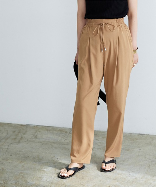 titivate（ティティベイト）の「ﾘﾗｯｸｽﾃｰﾊﾟｰﾄﾞﾊﾟﾝﾂ（その他パンツ・レディース・ブラウン/ブラック/グレイッシュベージュ/グリーン系その他/ブルー/ライトブラウン/ピンク/ラベンダー・L/S/M）」の18枚目の写真