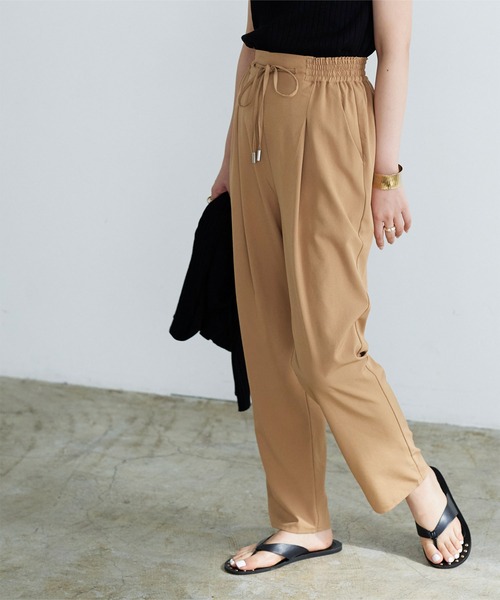 titivate（ティティベイト）の「ﾘﾗｯｸｽﾃｰﾊﾟｰﾄﾞﾊﾟﾝﾂ（その他パンツ・レディース・ブラウン/ブラック/グレイッシュベージュ/グリーン系その他/ブルー/ライトブラウン/ピンク/ラベンダー・L/S/M）」の20枚目の写真