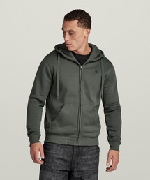 PREMIUM CORE HOODED ZIP SWEATER/ジップアップパーカー/ワンポイントロゴ