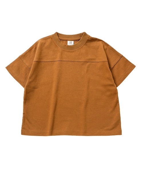 devirock（デビロック）の「バックプリントTシャツ（Tシャツ/カットソー・キッズ・キャメル/モカ/バイオレット/スミクロ/ダークオリーブ/パープル系その他/サックスブルー/ブルー系その他/ベージュ/グリーン系その他・120cm/100cm/140cm/160cm/150cm/110cm/130cm）」の21枚目の写真