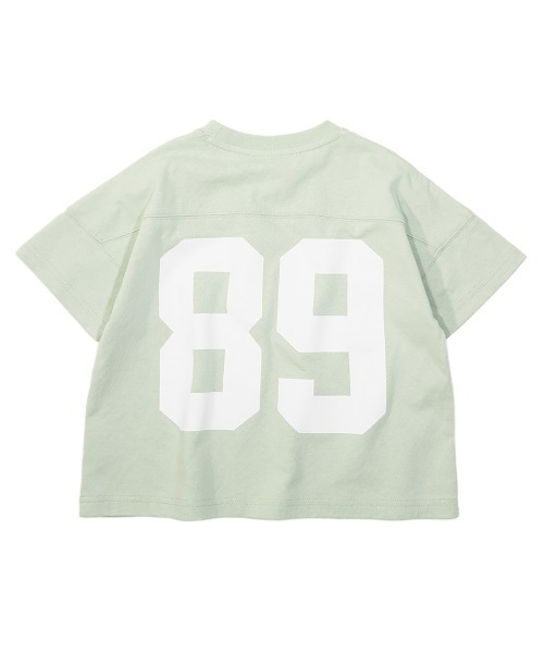 devirock（デビロック）の「バックプリントTシャツ（Tシャツ/カットソー・キッズ・キャメル/モカ/バイオレット/スミクロ/ダークオリーブ/パープル系その他/サックスブルー/ブルー系その他/ベージュ/グリーン系その他・120cm/100cm/140cm/160cm/150cm/110cm/130cm）」の16枚目の写真