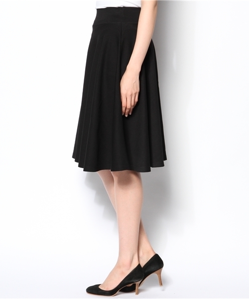 ROSE BUD COUPLES （ローズ バッド カップルズ）の「オリジナル ストレッチ ミディアム フレア スカート（スカート・レディース・アイボリー/ブラック/ネイビー/レッド/ダークグリーン・ONE SIZE）」の10枚目の写真