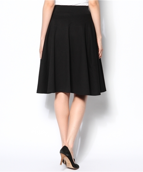 ROSE BUD COUPLES （ローズ バッド カップルズ）の「オリジナル ストレッチ ミディアム フレア スカート（スカート・レディース・アイボリー/ブラック/ネイビー/レッド/ダークグリーン・ONE SIZE）」の9枚目の写真