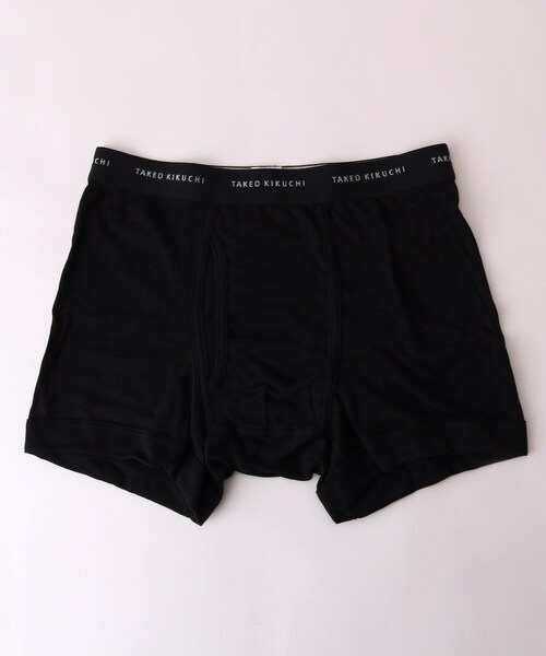 TAKEO KIKUCHI（タケオキクチ）の「【MADE IN JAPAN】ベーシックボクサーパンツ（ボクサーパンツ・メンズ・ホワイト/チャコールグレー/ブラック・02/03）」の3枚目の写真