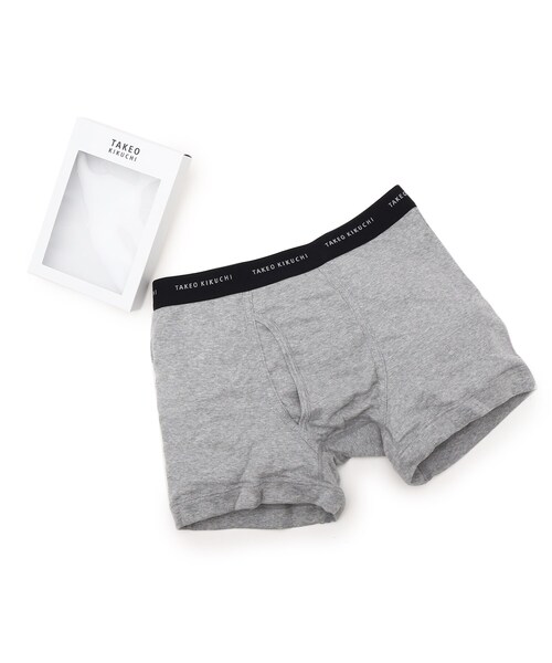 TAKEO KIKUCHI（タケオキクチ）の「【MADE IN JAPAN】ベーシックボクサーパンツ（ボクサーパンツ・メンズ・ホワイト/チャコールグレー/ブラック・02/03）」の17枚目の写真