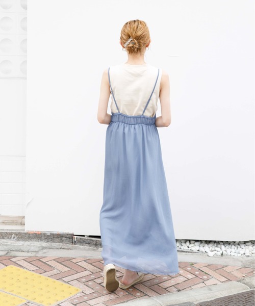 flower(フラワー)の「ペタルワンピース(ワンピース・レディース・ベージュ/ブラウン/ブルー/ブラウン系その他・FREE)」の9枚目の写真