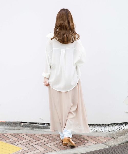 flower(フラワー)の「ペタルワンピース(ワンピース・レディース・ベージュ/ブラウン/ブルー/ブラウン系その他・FREE)」の13枚目の写真