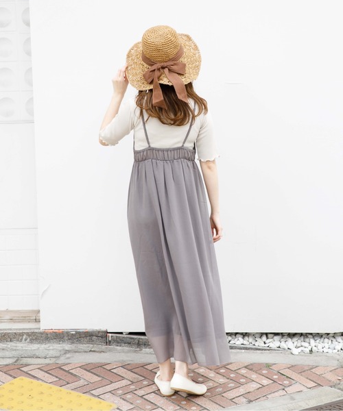 flower(フラワー)の「ペタルワンピース(ワンピース・レディース・ベージュ/ブラウン/ブルー/ブラウン系その他・FREE)」の16枚目の写真