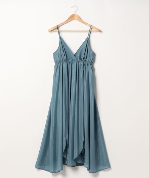 archives（アルシーヴ）の「箔シフォンキャミワンピース（ワンピース・レディース・ピンクベージュ/ブルー/イエロー/ベージュ/ブラウン・MEDIUM）」の7枚目の写真