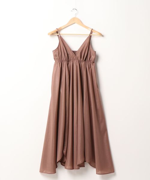 archives（アルシーヴ）の「箔シフォンキャミワンピース（ワンピース・レディース・ピンクベージュ/ブルー/イエロー/ベージュ/ブラウン・MEDIUM）」の22枚目の写真