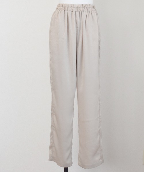 Marient（マリエント）の「ヴィンテージサテンラインパンツ（その他パンツ・レディース・ピンク/ブルー/ライトグリーン/アイボリー・FREE）」の11枚目の写真