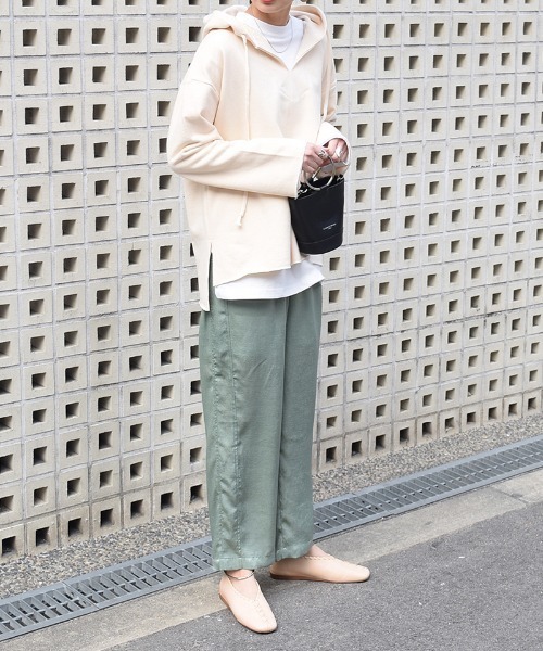 Marient（マリエント）の「ヴィンテージサテンラインパンツ（その他パンツ・レディース・ピンク/ブルー/ライトグリーン/アイボリー・FREE）」の21枚目の写真