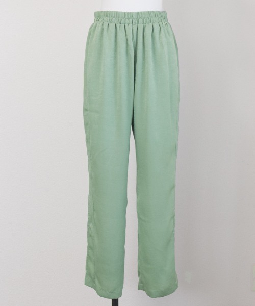 Marient（マリエント）の「ヴィンテージサテンラインパンツ（その他パンツ・レディース・ピンク/ブルー/ライトグリーン/アイボリー・FREE）」の12枚目の写真