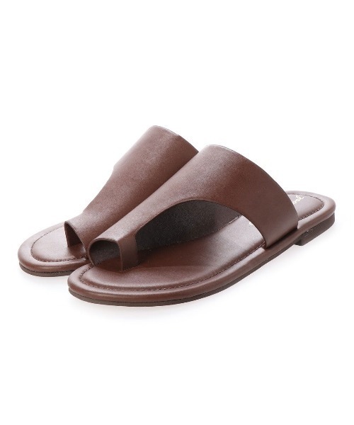 Serene ce cool(セレンセクール)の「ワイドカバートングフラットサンダル(サンダル・レディース・ブラック/ブラウン/ベージュ/シルバー・S/M/L/LL)」の3枚目の写真