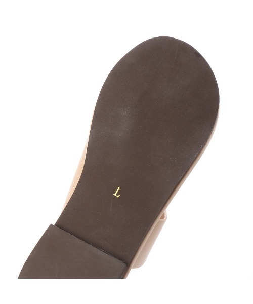 Serene ce cool(セレンセクール)の「ワイドカバートングフラットサンダル(サンダル・レディース・ブラック/ブラウン/ベージュ/シルバー・S/M/L/LL)」の6枚目の写真