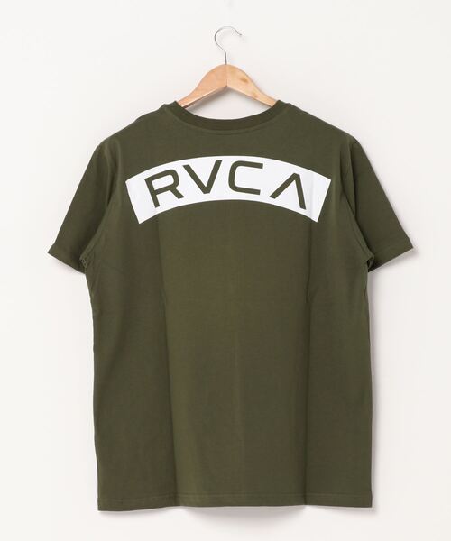RVCA（ルーカ）の「RVCA/ルーカ　バックプリントTシャツ　BA041-251（Tシャツ/カットソー・メンズ・モスグリーン/ホワイト/ブラック/ブラウン・L/S/M）」の4枚目の写真