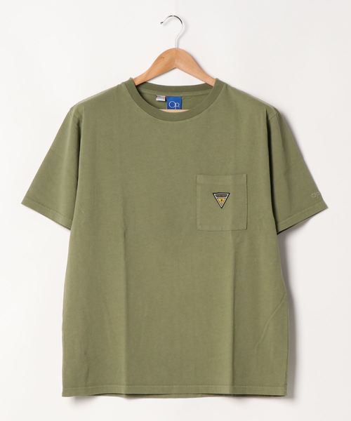 Ocean Pacific(オーシャンパシフィック)の「【OP/オーピー】ポケット付きTシャツ / 半袖 ユニセックス(Tシャツ/カットソー・メンズ・ホワイト/ベージュ/ネイビー/カーキ/ピンク・SMALL/MEDIUM/LARGE)」の4枚目の写真