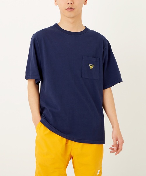 Ocean Pacific(オーシャンパシフィック)の「【OP/オーピー】ポケット付きTシャツ / 半袖 ユニセックス(Tシャツ/カットソー・メンズ・ホワイト/ベージュ/ネイビー/カーキ/ピンク・SMALL/MEDIUM/LARGE)」の2枚目の写真