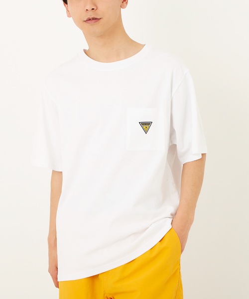 Ocean Pacific(オーシャンパシフィック)の「【OP/オーピー】ポケット付きTシャツ / 半袖 ユニセックス(Tシャツ/カットソー・メンズ・ホワイト/ベージュ/ネイビー/カーキ/ピンク・SMALL/MEDIUM/LARGE)」の1枚目の写真