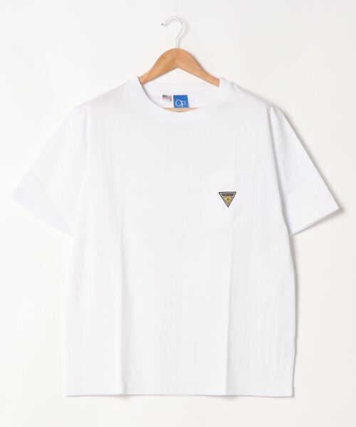 Ocean Pacific(オーシャンパシフィック)の「【OP/オーピー】ポケット付きTシャツ / 半袖 ユニセックス(Tシャツ/カットソー・メンズ・ホワイト/ベージュ/ネイビー/カーキ/ピンク・SMALL/MEDIUM/LARGE)」の7枚目の写真