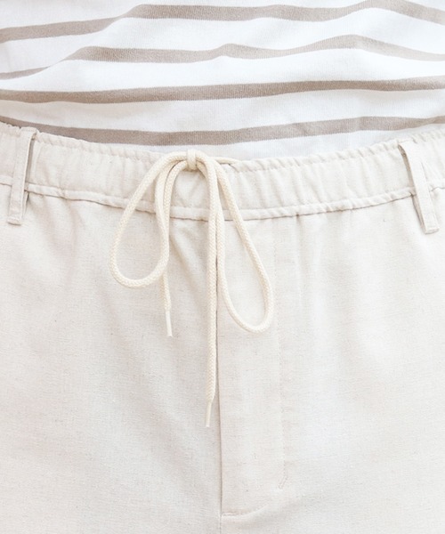 PairPair（ペアペア）の「リネンワイドアンクルパンツ(セットアップ)（その他パンツ・メンズ・アイボリー/ブルーグレー・FREE）」の18枚目の写真