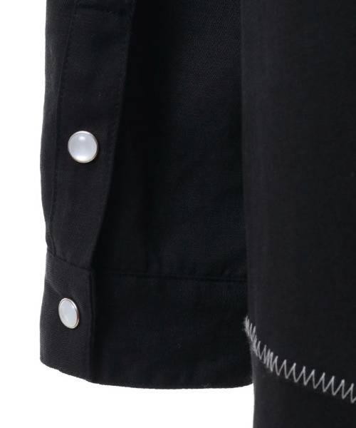 Candy Stripper(キャンディストリッパー)の「LEOPARD WESTERN SHIRT ワンピース(ワンピース・レディース・カーキ/ボルドー/ブラック・1/2)」の9枚目の写真