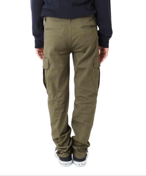 GLAZOS（グラソス）の「[スリム]ストレッチツイル・カーゴパンツ（カーゴパンツ・キッズ・ブラック/ベージュ/カーキ・130cm/140cm/150cm/160cm）」の9枚目の写真