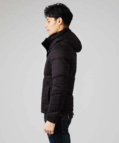 MICHEL KLEIN HOMME   （ミッシェルクランオム）の「ダウンブルゾン（MOET）（ダウンジャケット/コート・メンズ・ネイビー/ボルドー・MEDIUM/LARGE/X-LARGE）」の13枚目の写真