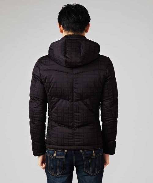 MICHEL KLEIN HOMME   （ミッシェルクランオム）の「ダウンブルゾン（MOET）（ダウンジャケット/コート・メンズ・ネイビー/ボルドー・MEDIUM/LARGE/X-LARGE）」の14枚目の写真