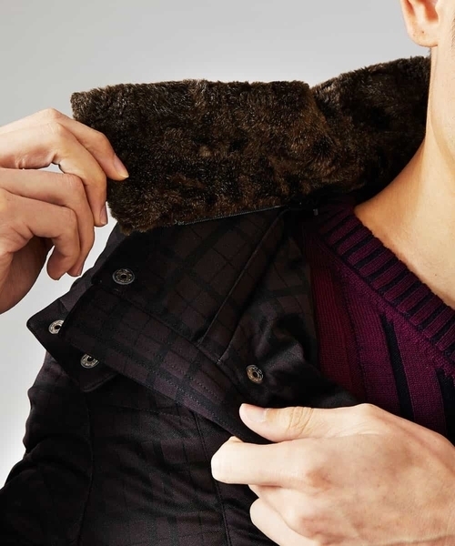 MICHEL KLEIN HOMME   （ミッシェルクランオム）の「ダウンブルゾン（MOET）（ダウンジャケット/コート・メンズ・ネイビー/ボルドー・MEDIUM/LARGE/X-LARGE）」の16枚目の写真