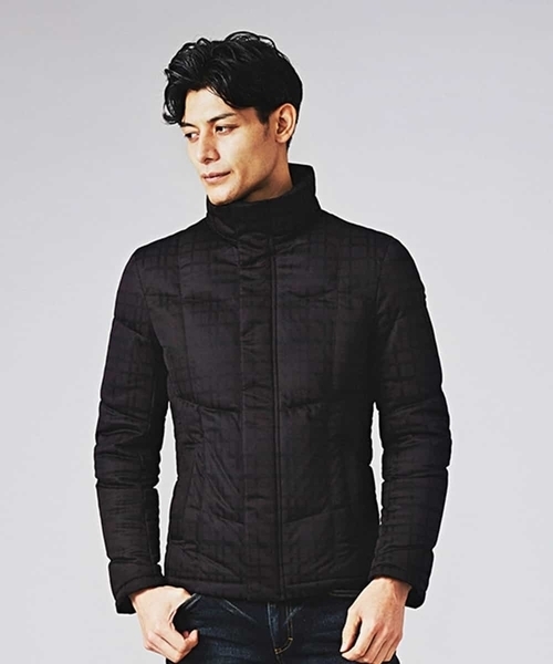 MICHEL KLEIN HOMME   （ミッシェルクランオム）の「ダウンブルゾン（MOET）（ダウンジャケット/コート・メンズ・ネイビー/ボルドー・MEDIUM/LARGE/X-LARGE）」の4枚目の写真