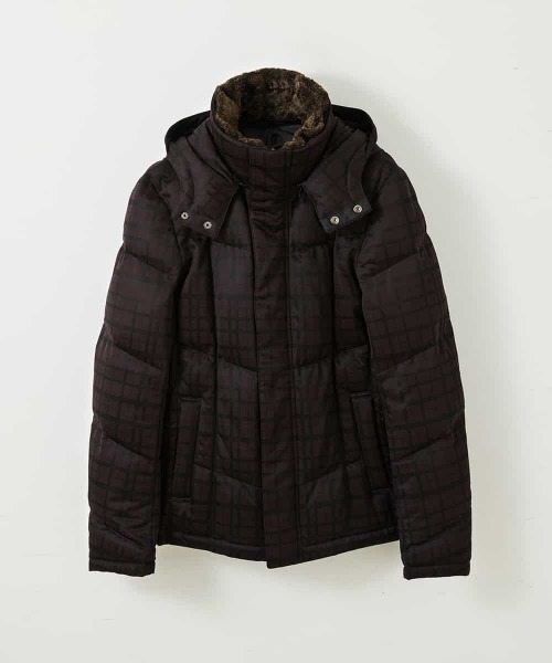 MICHEL KLEIN HOMME   （ミッシェルクランオム）の「ダウンブルゾン（MOET）（ダウンジャケット/コート・メンズ・ネイビー/ボルドー・MEDIUM/LARGE/X-LARGE）」の2枚目の写真