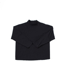 45R | ジンバブエコットンのオーシャンモックネックTシャツ(Tシャツ/カットソー)