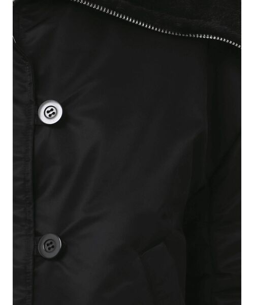 EMODA（エモダ）の「フェイクファードッキングワイドカラーブルゾン（ブルゾン・レディース・ブラック/グレー/カーキ・FREE）」の21枚目の写真