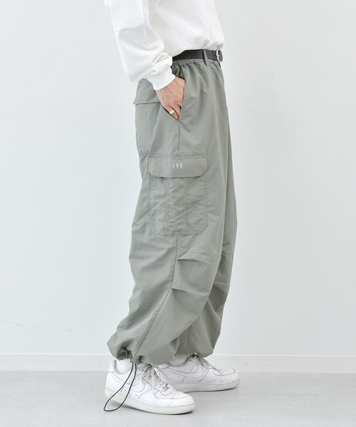 Perushu（ペルーシュ）の「リフレクタープリントナイロンカーゴパンツ（その他パンツ・メンズ・ブラック/グレー/サックスブルー・SMALL/MEDIUM/LARGE）」の13枚目の写真